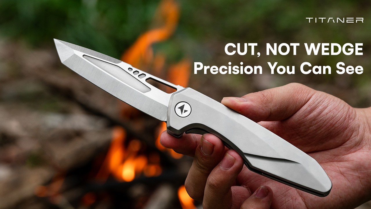 Titaner Razorbill Is LIVE on Kickstarter | Titanium + M390 EDC