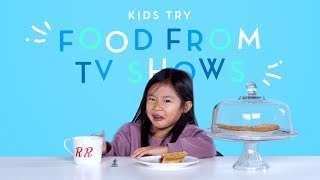 kids try food from classic tv shows spongebob friends kids try hiho