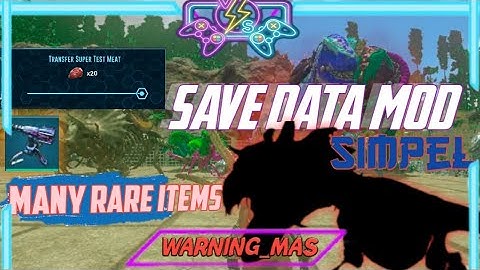 SAVE DATA MOD ARK MOBILE || SAVE DATA SIMPLE || WARNING MAS