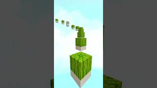 Try not to blink Minecraft parkour 👀