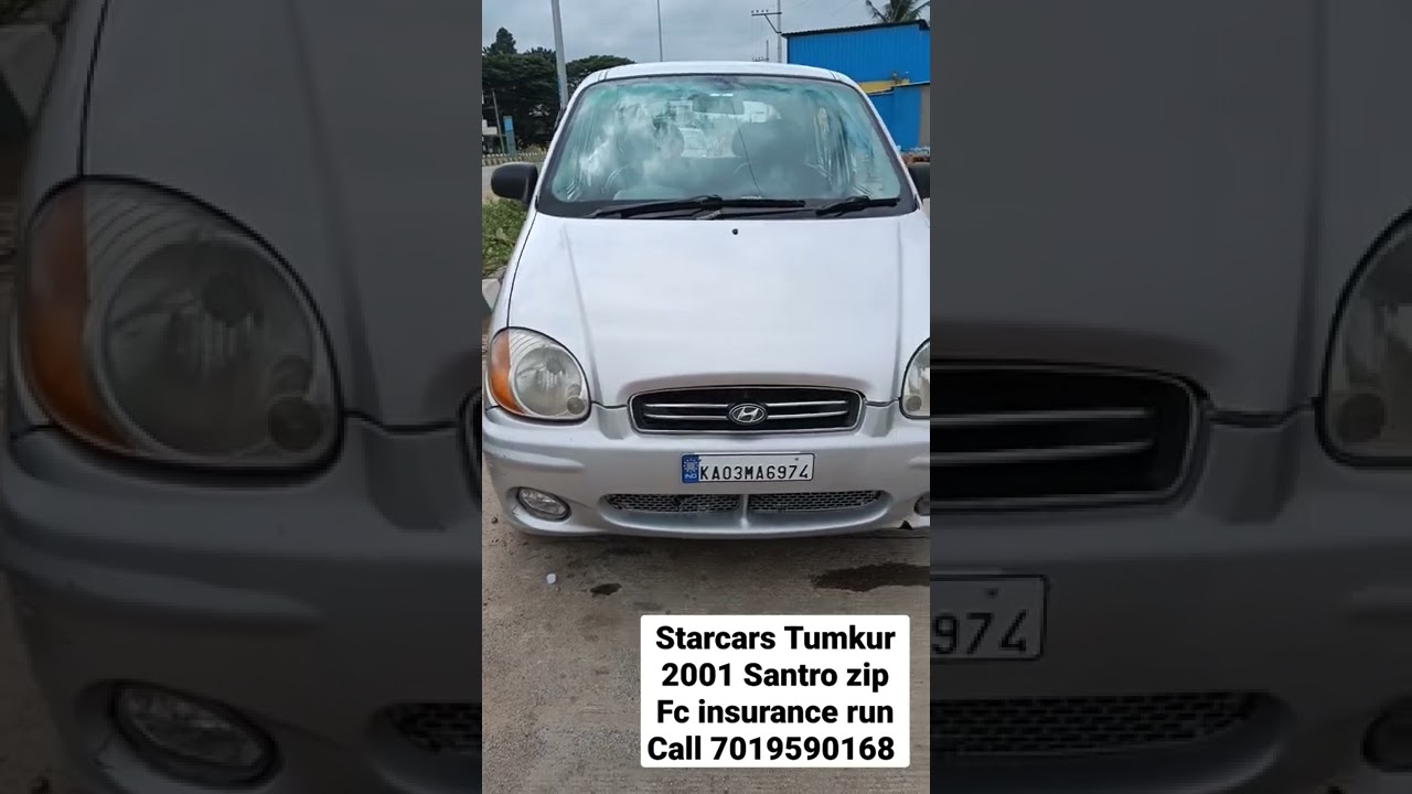 2001 Santro zip fc insurance running @starcarstumkur 