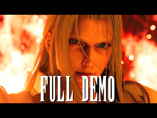 Final Fantasy 7 Rebirth The Fall of a Hero in Nibelheim FULL DEMO Gameplay Walkthrough Part 1