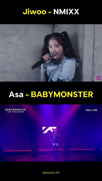 Asa and Jiwoo covering Me, Myself and I By G-Eazy X Bebe Rexha #babymonster #nmixx #predebut #kpop
