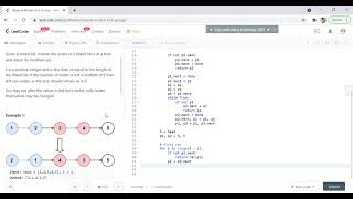 LeetCode 25: Reverse Nodes in k Group: Python Hard