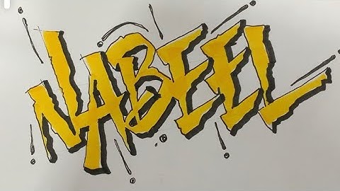 NABEEL NAME REQUEST | Calligraphy by artistahsan