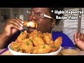 HIGHLY REQUESTED RECIPE BATTERED FRIED CHICKEN + MUKBANG
