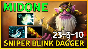 MidOne 8K MMR Mid Sniper - BLINK DAGGER | Dota 2 VOD Full Game Pro Guide Gameplay