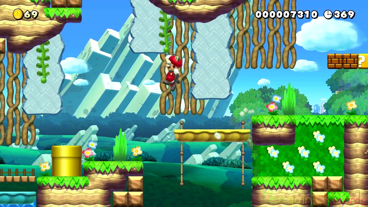 Testing Ground Mario Super Mario Maker 2: 1-1 | Nutty Grass Grounds - YouTube