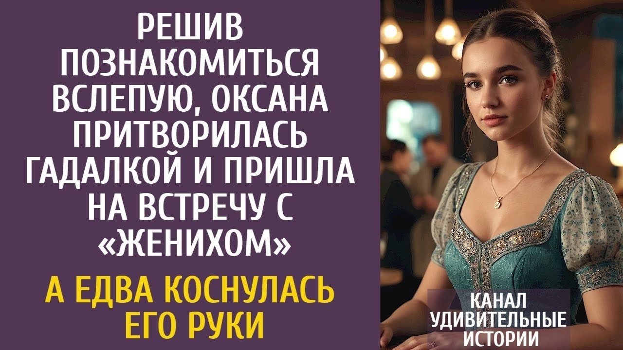 Решив познакомиться вслепую, Оксана притворилась гадалкой и пришла на встречу с «женихом»…