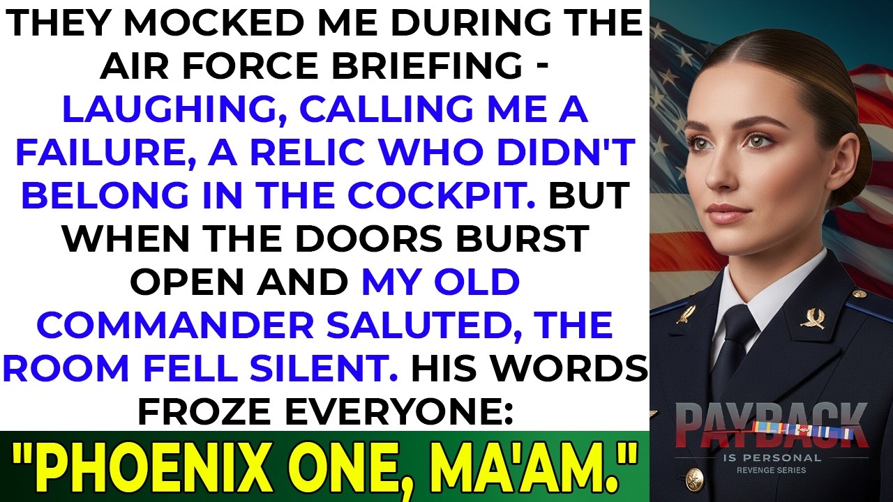 At the Briefing, They Laughed “You A Pilot ” — Then the Instructor Stood, “Phoenix One, Ma’am ”