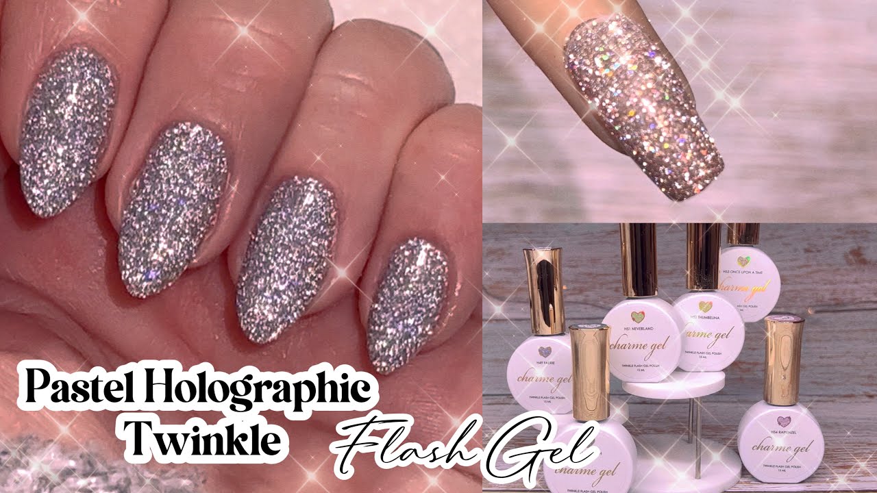 ✨NEW RELEASE ✨Pastel Holographic Twinkle Charme Gel Collection | Daily Charme| My Nails