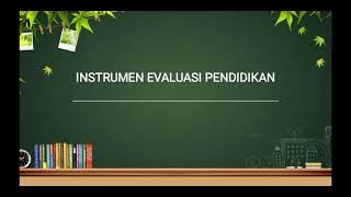 Instrumen Pendidikan