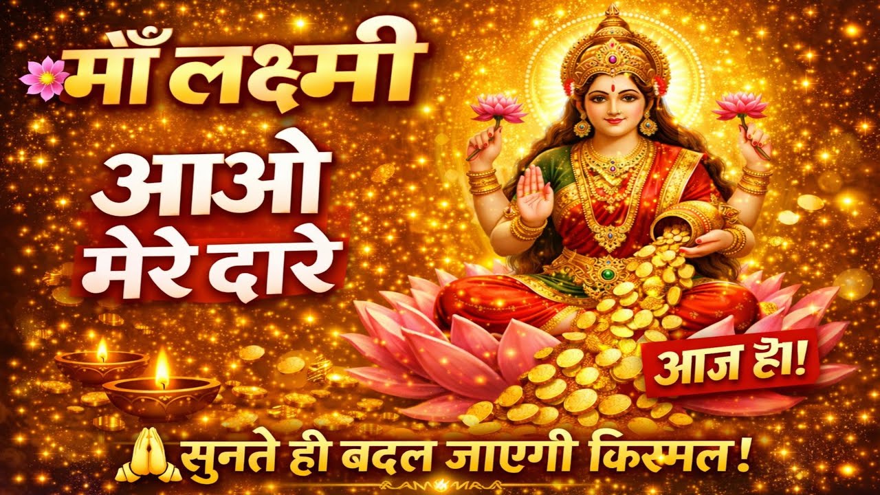 🌸 माँ लक्ष्मी आओ मेरे द्वारे 🙏 सुनते ही बदल जाएगी किस्मत | Kamakhaya Bhakti Darshan