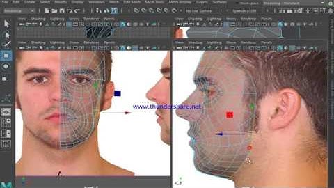 Face modeling in Maya_part_02