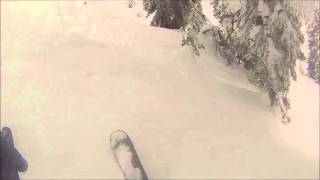 Cliff Skiing Brundage