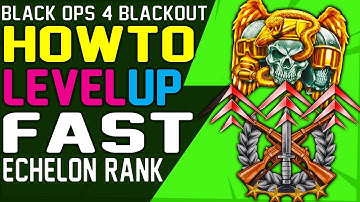 HOW TO LEVEL UP FAST in BLACKOUT and EARN MERITS FAST - Level up Echelon Rank