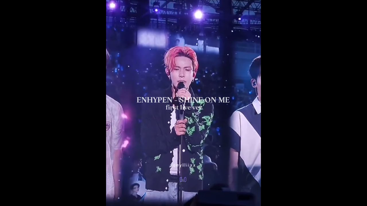 ENHYPEN - SHINE ON ME first performance✨ #enhypen #wtl_in_japan #fyp #engene