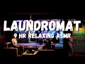 The Laundromat asmr Cafe On A Rainy Day! Wash Your Clothes And Relax With A Cup Of Coffee