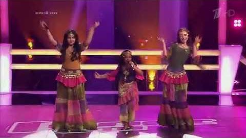 Inna-Yalla. Lavalina Sandeep Nair, Veronica Inkiko, Eden Golan. The Voice Kids Russia Battles