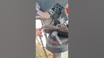 Polishing process of chainsaw teeth with a grinder machine