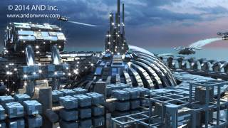 Futuristic cityscape - Sci-Fi CG Series 2014