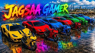 Super Cars And Super Bikes 😱😱 Superhero Car Stunt Mega Ramps Game #Car #CarGames  screenshot 4