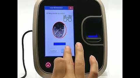 4.3 Inches Touch Screen 1500 Faces Recognition Fingerprint Attendance