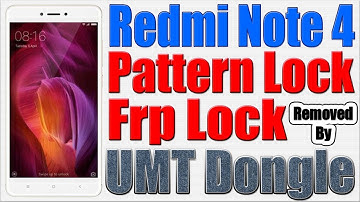 Redme Note 4 Pattern Lock Reset by UMT Dongle | Xiaomi Note 4 Frp Bypass