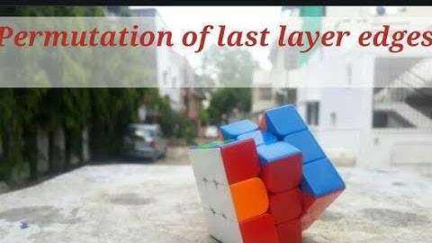 part 1 of full Pll - permutation of edges only