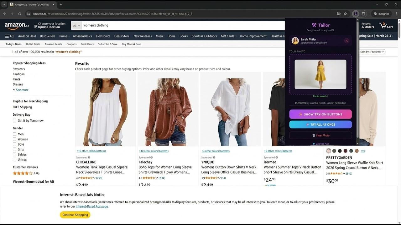 Tailor — AI Virtual Try-On Demo