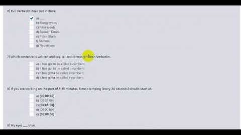 UPDATE! ANSWERS | GoTranscript Test FEBRUARY 8, 2020 [UPDATE!]