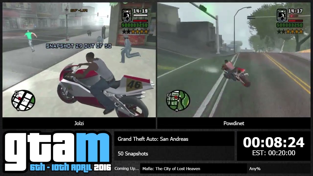 GTA Marathon 2016   Grand Theft Auto： San Andreas 50 Snapshots by Jolzi, Powdinet