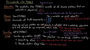 The Complexity Class PSPACE