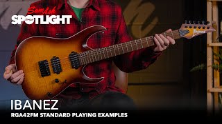 Ibanez Rga42Fm Standard Playing Examples