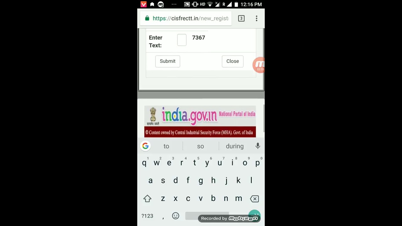 CISF Constable Driver Online Form 2018