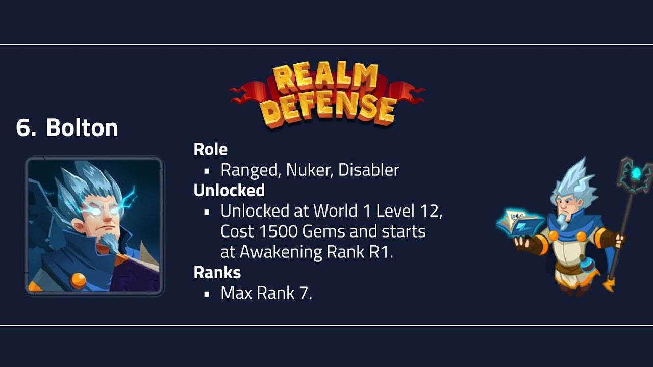 Bolton Review - Realm Defense