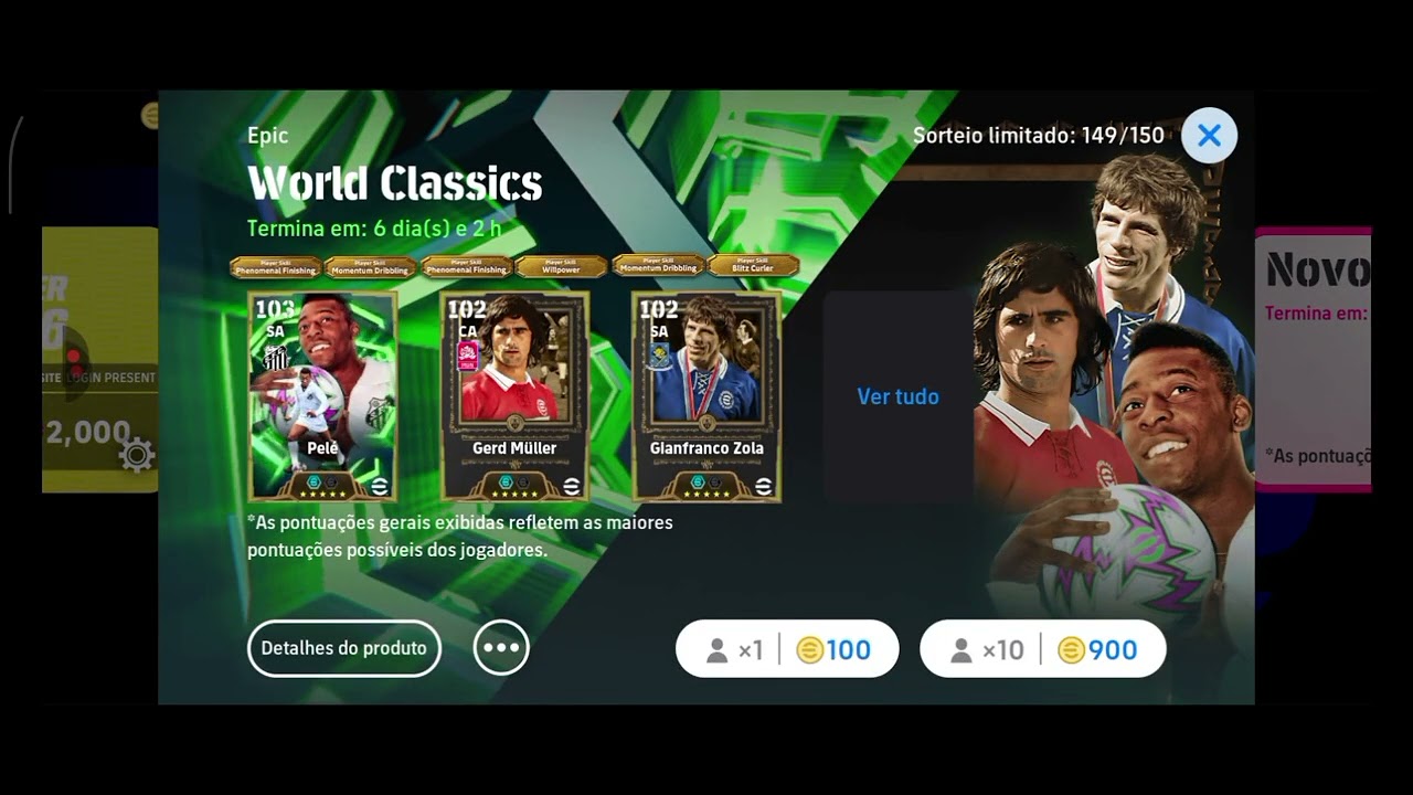 pack opening box do Pelé tive sorte??