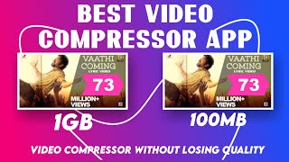 video compressor without losing quality _ 1.5gb to 100mb Video compressor app in tamil screenshot 5