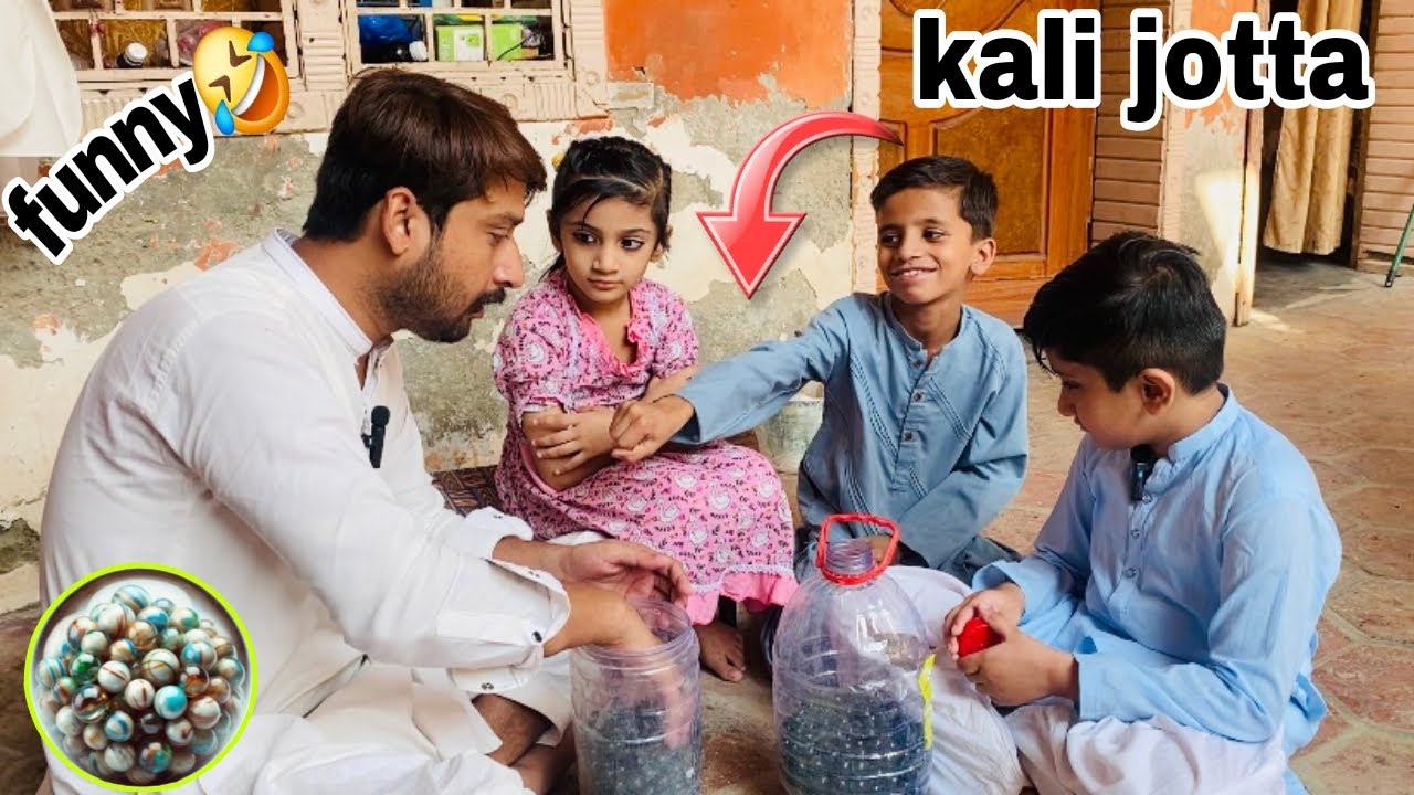 Kancha Kali Jotta Wala khel  | Kisne Jeeti Saari Goliyaan? 😆