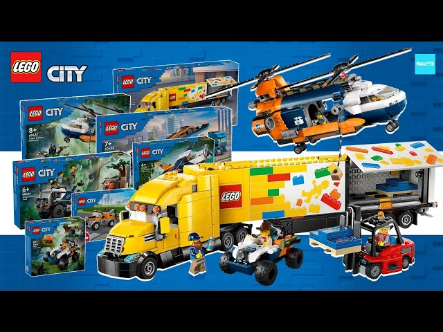 レゴトラック降臨！！レゴ シティ 新作ジャングル探検 輸送トラックシリーズ 夏セット  ／ Lego City New Jungle Explorer sets