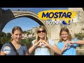 Mostar Bosnia - Home of the Famous Stari Most Bridge | 98+ Countries with 3 Kids!