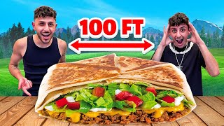 I Cooked The World's Biggest Taco Bell Quesadilla!