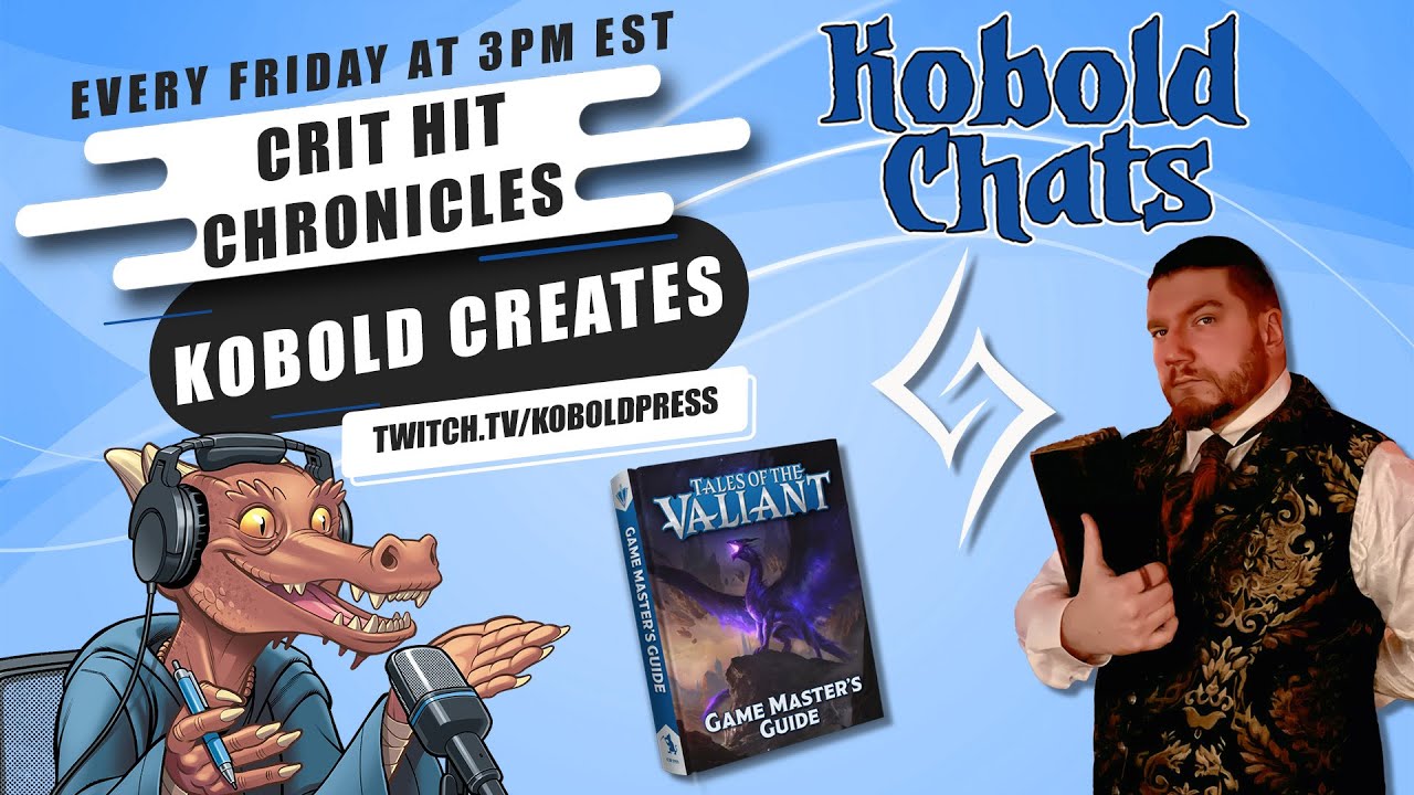 Kobold Creates Interview w/ Crit Hit Chronicles || KOBOLD CHATS
