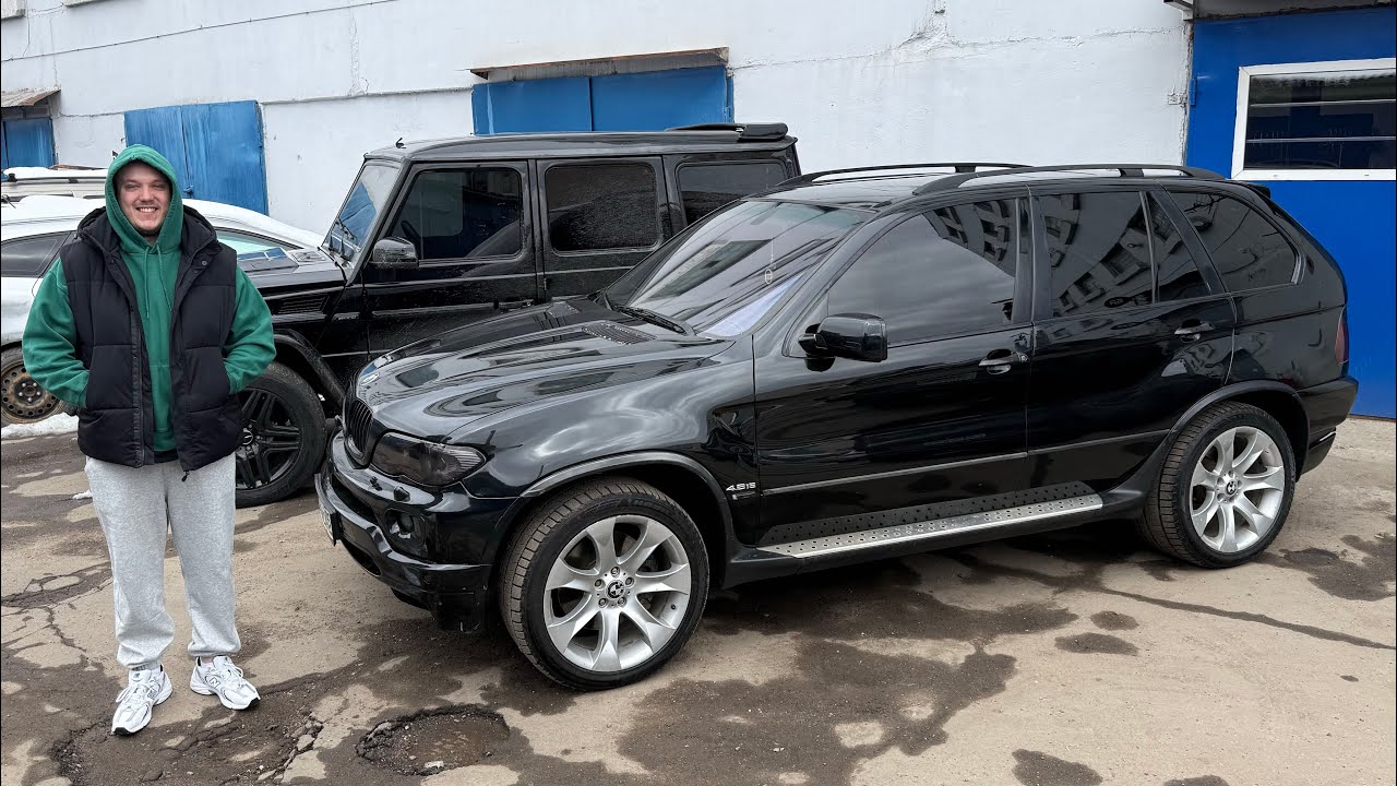 BMW X5 4.8 я его поднял с колен! Ремонт мотора!