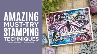 Stretch Your Stamps | Amazing MUST TRY Stamping Technique