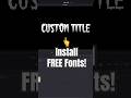Install FREE Fonts Into DaVinci Resolve 