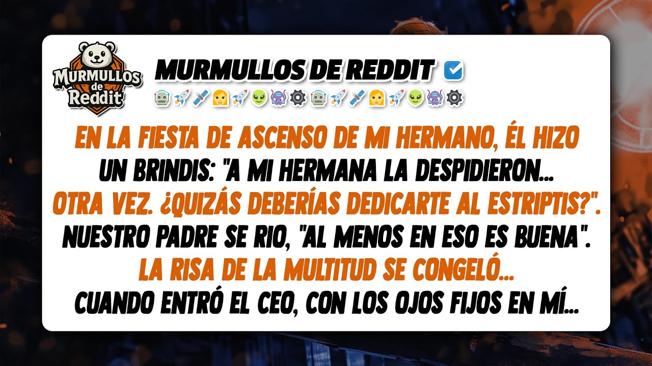 Mi hermano dijo que debería hacer estriptis, pero la llegada del CEO le borró la sonrisita de la...