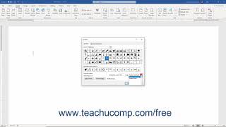 Word 2019 and 365 Tutorial Inserting Symbols Microsoft Training