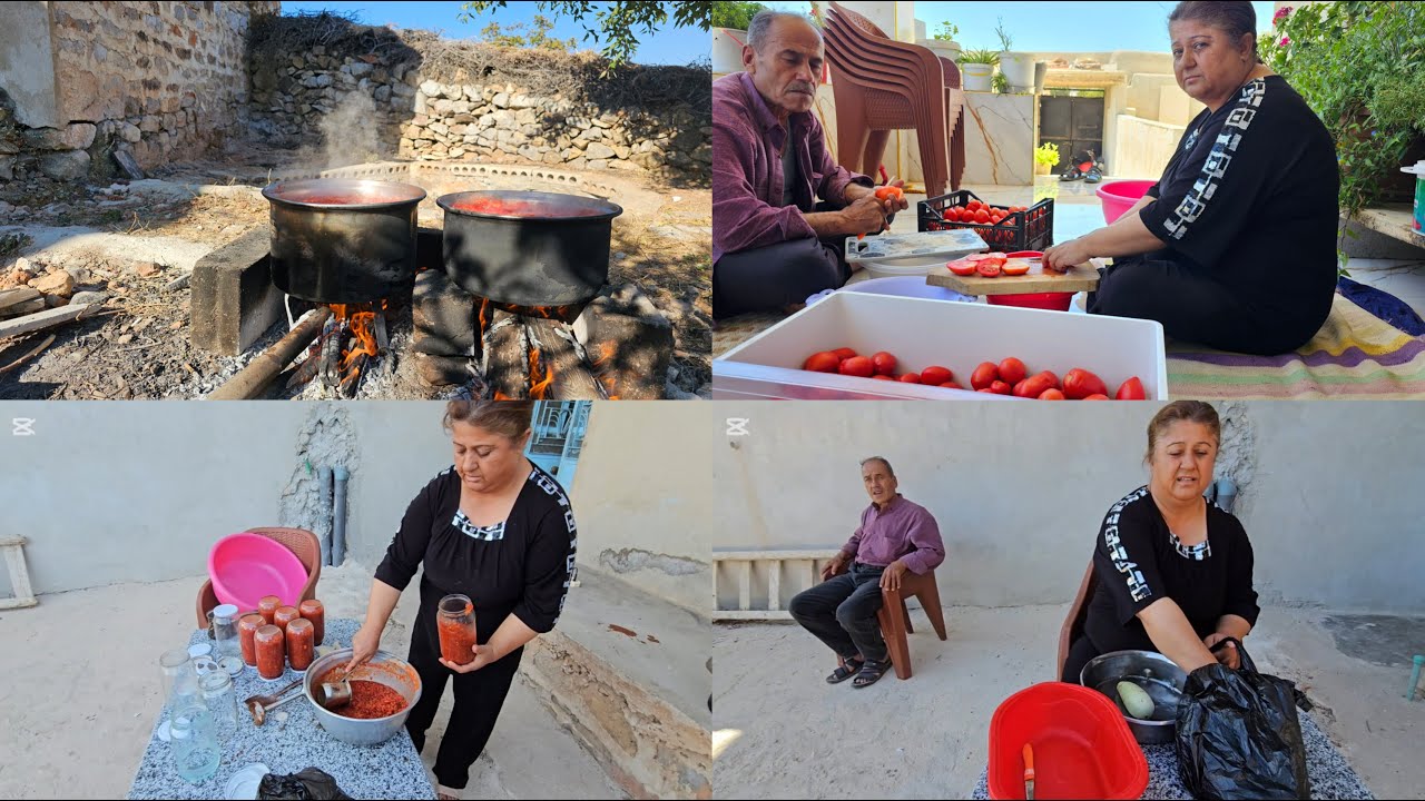 بازار راجو مشتريات خضره وروتيني بتخزين مونة بندوره للشتي طبختو ع النار