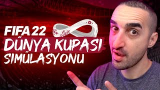 2022 KATAR DÜNYA KUPASINI SİMÜLE EDERSEK KİM KAZANIR? // FIFA 22 KARİYER MODU REBUILD